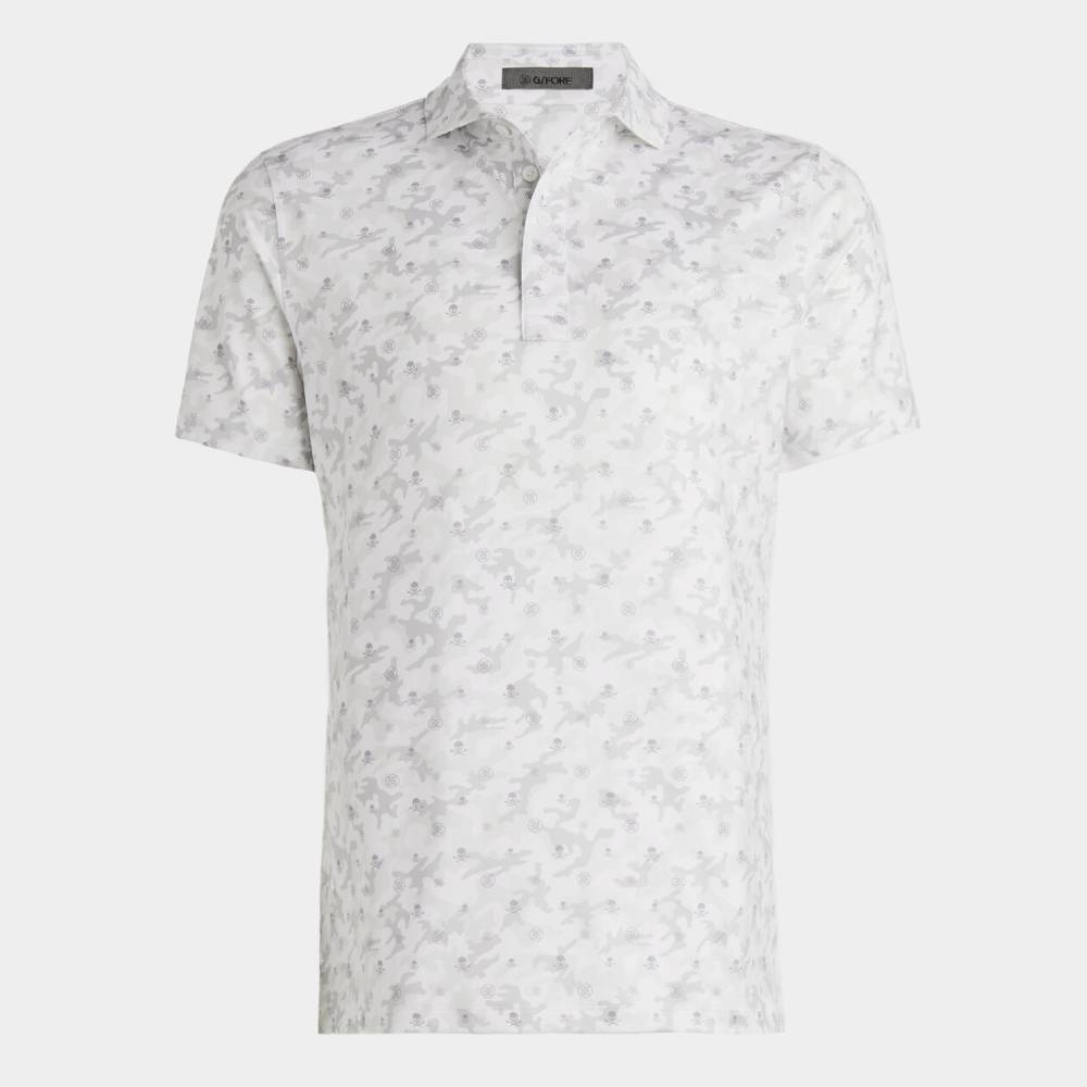 MAPPED ICON CAMO TECH JERSEY POLO 男士