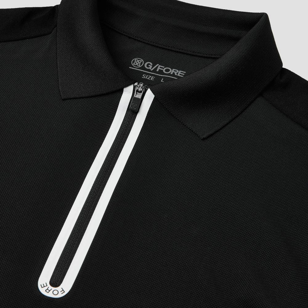KNIT HYBRID HALF-ZIP POLO 男士 拉鍊POLO衫
