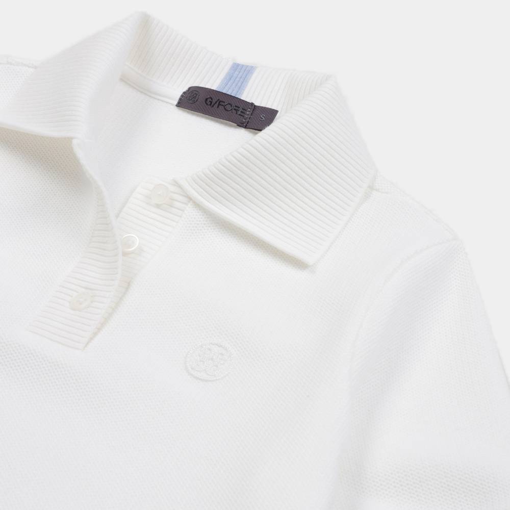 KNIT COLLARED SHORT POLO 女士 針織短袖POLO衫