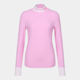LONGSLEEVES MOCK 女士 高爾夫長袖立領上衣