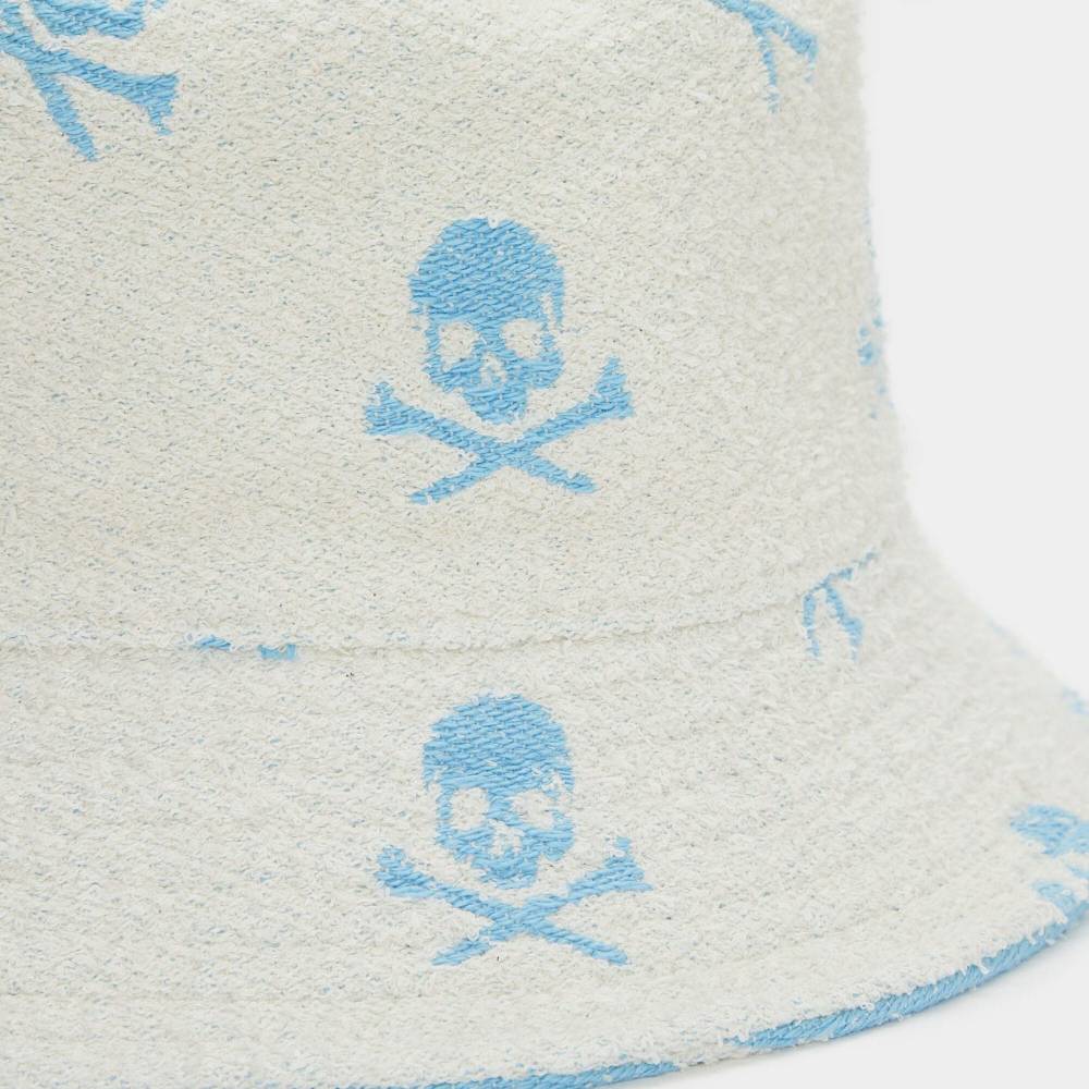 INTARSIA SKULL & T'S WOVEN BUCKET HAT 女士 高爾夫漁夫帽