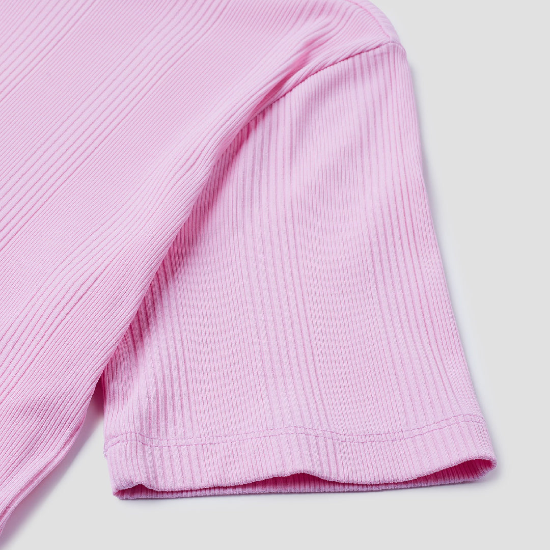 CROPPED ROUNDNECK T-SHIRT 女士 短袖上衣