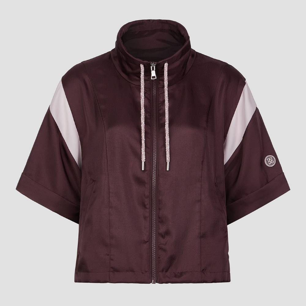 HALFSLEEVES FULL-ZIP JACKET 女士 半袖拉鍊夾克