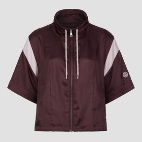 HALFSLEEVES FULL-ZIP JACKET 女士 半袖拉鍊夾克
