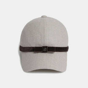 RIBBON TAPE BALL CAP 絲帶球帽