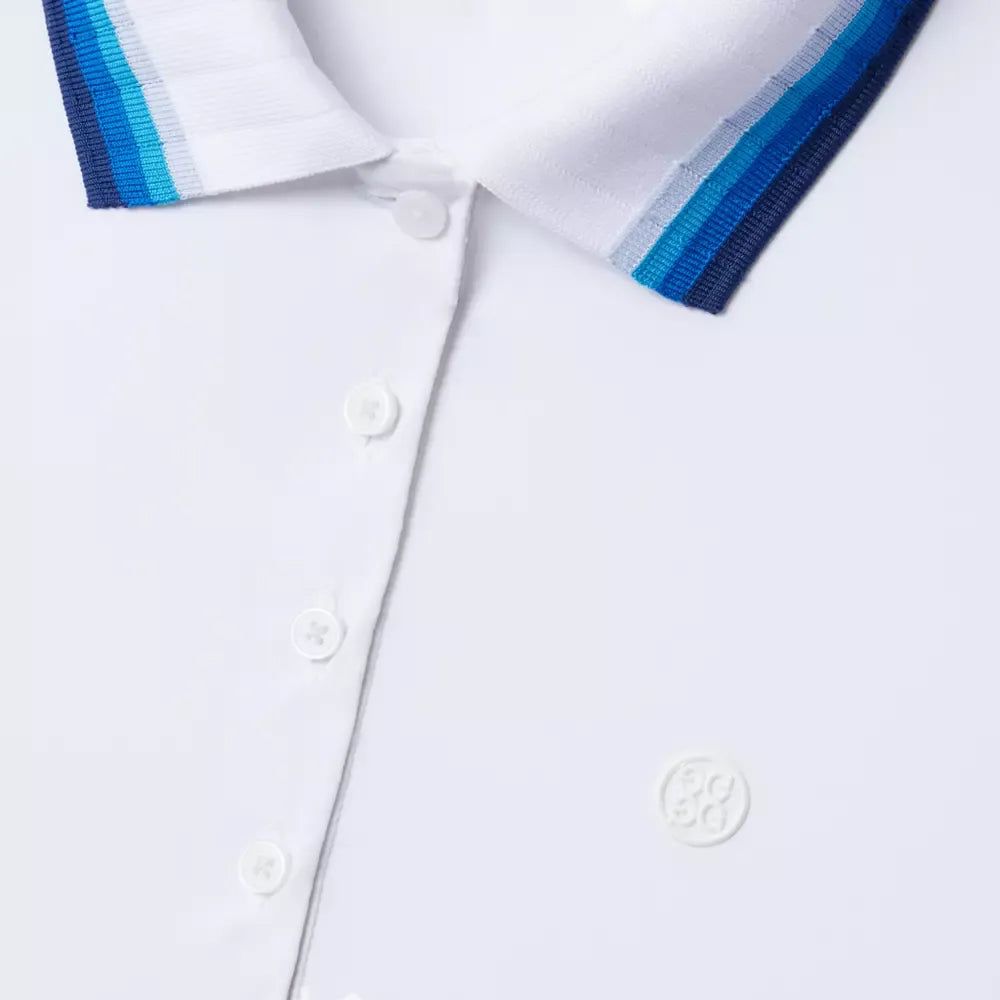 PLEATED COLLAR SLEEVELESS POLO 女士 無袖POLO衫