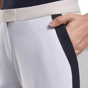 STRAIGHT LEG COLOUR-BLOCK TRSR 女士 直筒拼色長褲