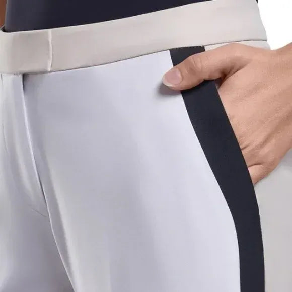 STRAIGHT LEG COLOUR-BLOCK TRSR 女士 直筒拼色長褲