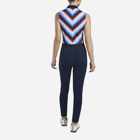 CHEVRON STRIPE SLEEVELESS POLO 女士 無袖POLO衫