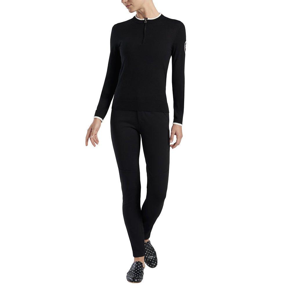 QUARTER ZIP CREW SWEATER 女士 圓領拉鍊毛衣