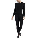 QUARTER ZIP CREW SWEATER 女士 圓領拉鍊毛衣