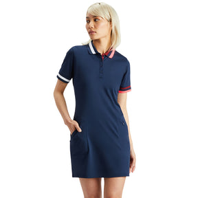 POLO DRESS 女士 撞色領 POLO 連衣裙